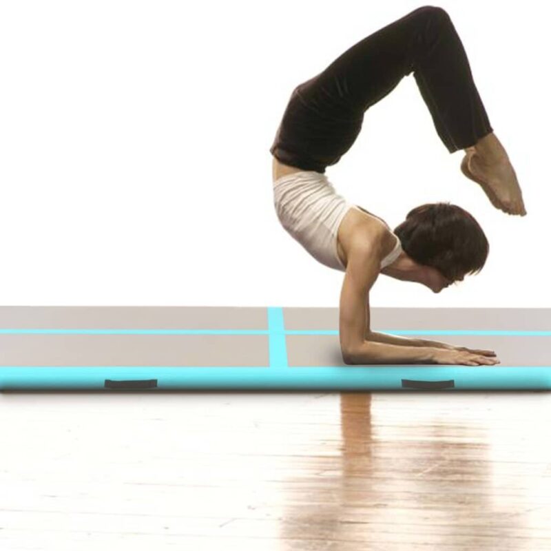 Pripučiamas gimnastikos kilimėlis 700x100x10 cm su pompa