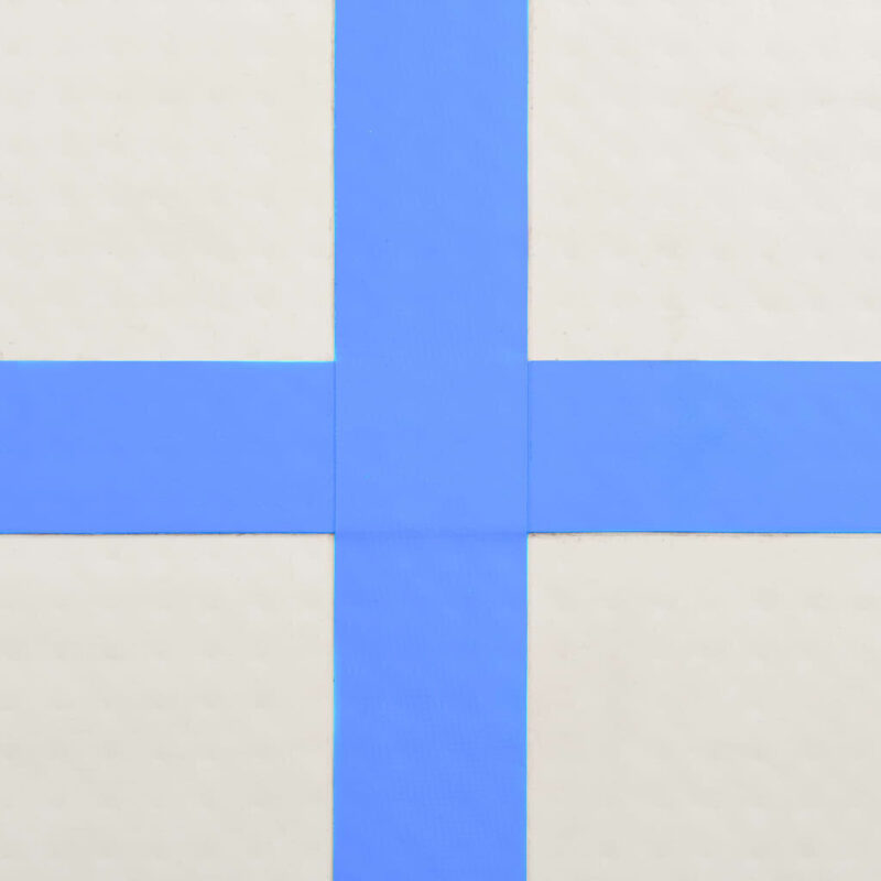 Pripučiamas gimnastikos kilimėlis VidaXL 200x200x15 cm mėlynas