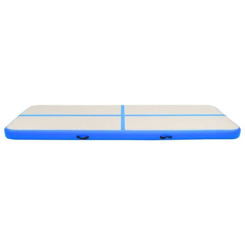 Pripučiamas gimnastikos kilimėlis VidaXL 300x100x20 cm mėlynas