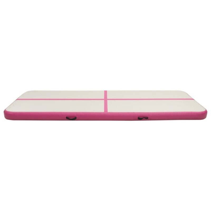 Pripučiamas gimnastikos kilimėlis VidaXL 300x100x20 cm rožinis