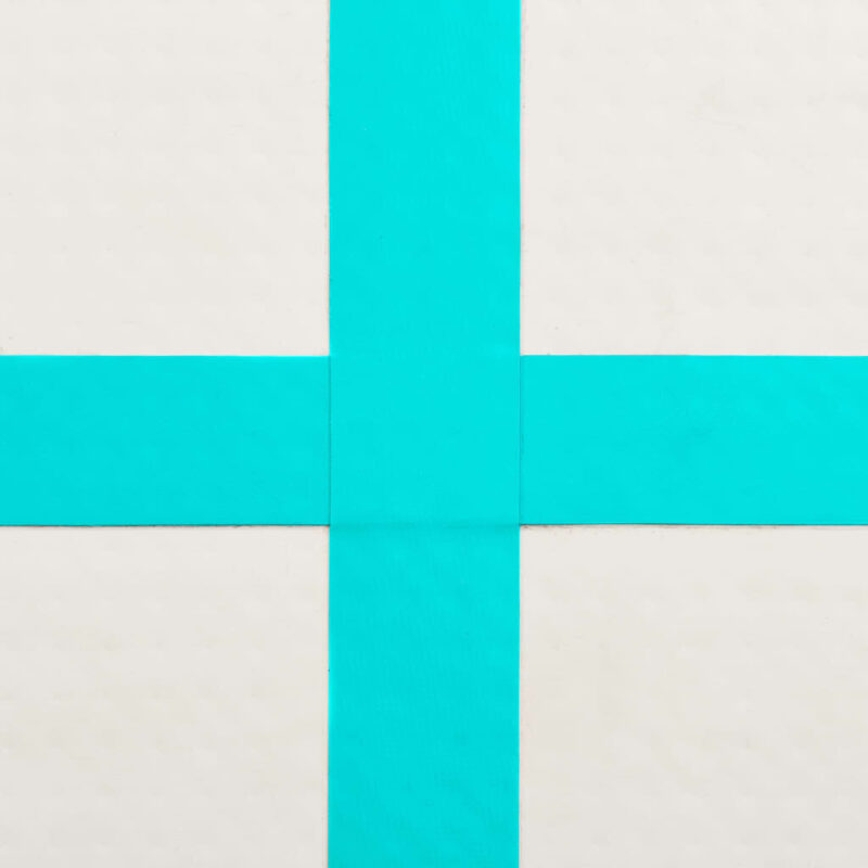 Pripučiamas gimnastikos kilimėlis VidaXL 600x100x20 cm žalias