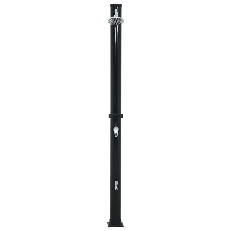 Saulės energija šildomas dušas, juodas, 220cm, 20l - Image 4