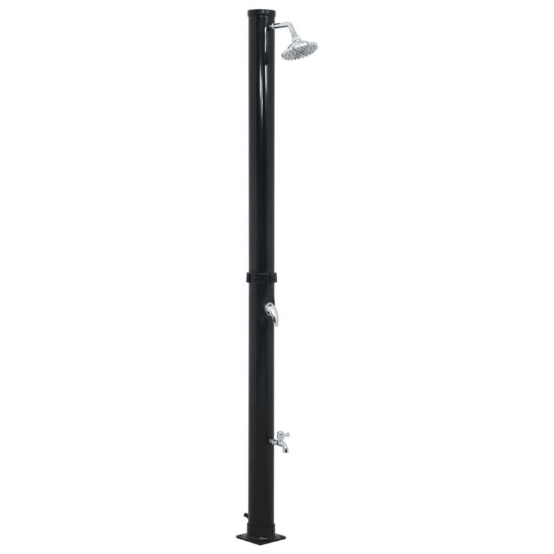 Saulės energija šildomas dušas, juodas, 220cm, 20l - Image 2