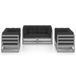 Sodo komplektas su pagalvėlėmis 6 dalių  tvirtas ir patogus