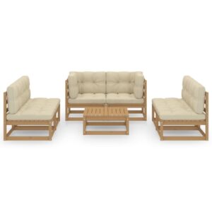 Sodo komplektas su pagalvėlėmis 7 dalių patvarus ir komfortiškas