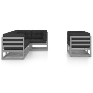 Sodo komplektas su pagalvėlėmis 7 dalių tvirtas ir patogus