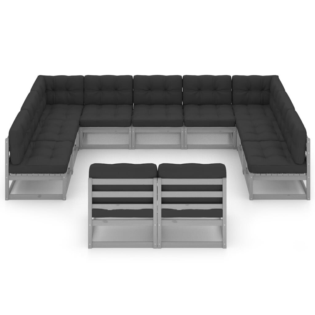 sodokomplektassupagalvemis11daliupilkasf5500reference belsilt Pilkas 11 dalių sodo komplektas su pagalvėmis