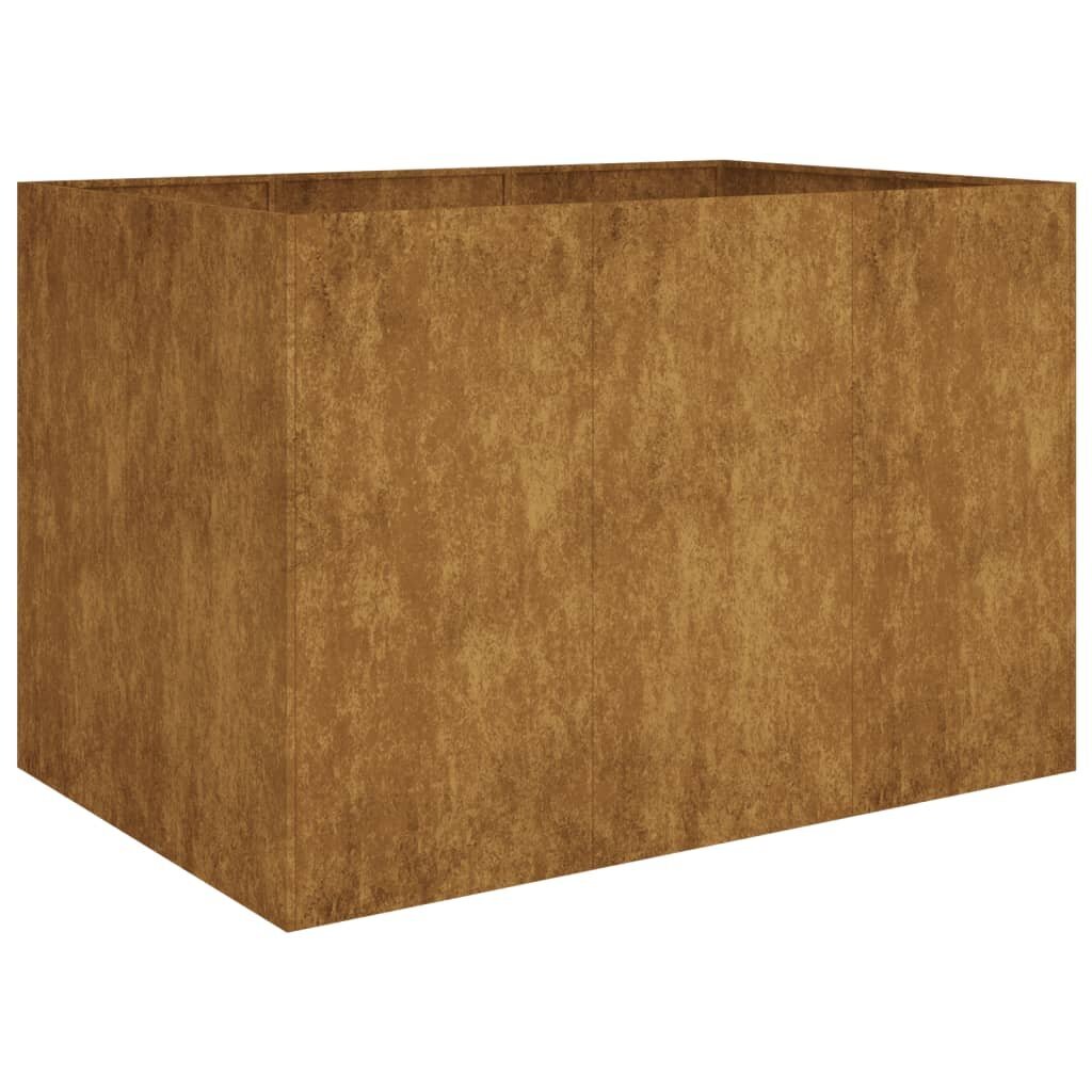 sodolovelis120x80x80cmcopyof7510317227906reference  belsilt Sodo lovelis 120x80x80 cm iš Corten plieno  patvarus ir stilingas