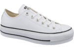 Sportiniai bateliai moterims Converse Chuck Taylor All Star Lift Clean Ox, balti