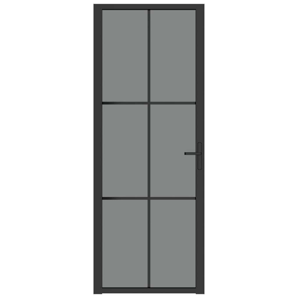 stiklinesiraliuminesvidausdurysjuodos76659adkainareference belsilt Juodos stiklinės aliuminės vidaus durys 76x2015 cm Belsilt