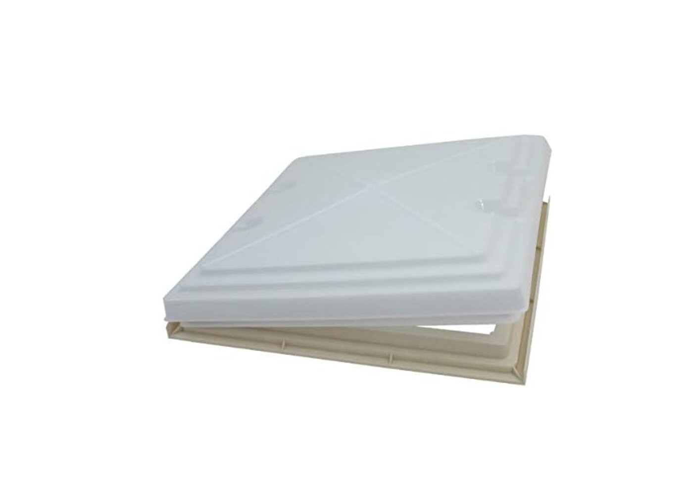 Stogo langas stogo liukas 40x40 cm MPK tinklelis nuo uodų, baltas, karavanas kemperis stoglangis