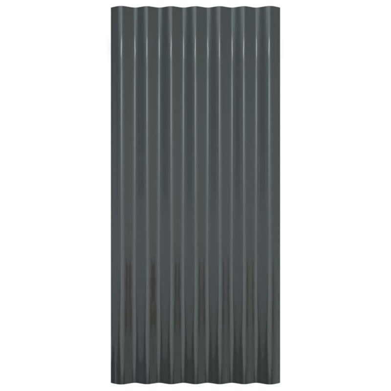 Stogo plokštės, 36vnt., antracito, 80x36cm, plienas - Image 3
