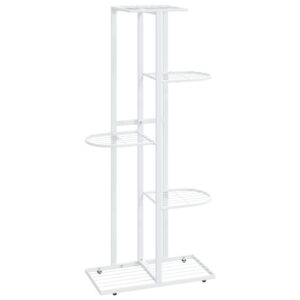 Stovas augalams 5 lentynos 43x22x98 cm baltas  tvirtas ir patvarus