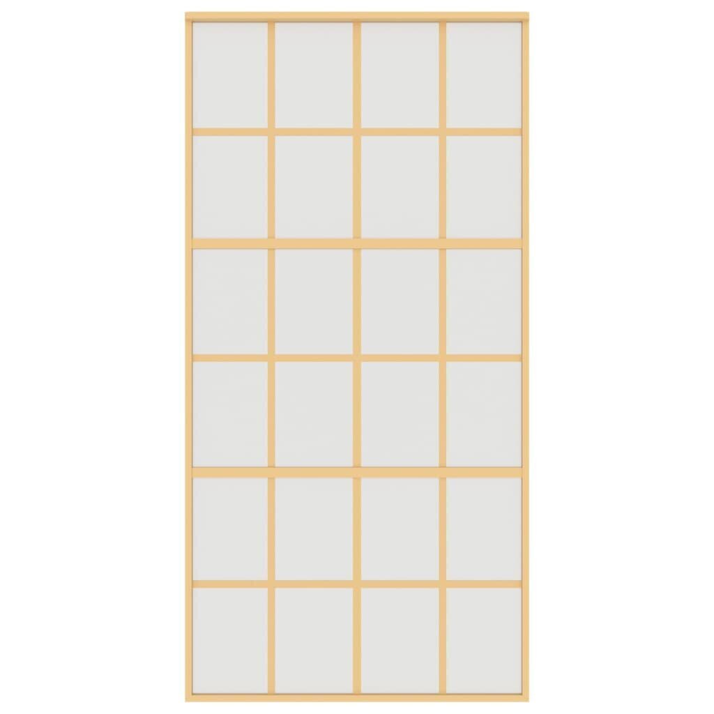 stumdomosdurysauksines1025x205cmstiklasaliuminis155177c1cedatsiliepimaireference belsilt Auksinės stumdomos durys 1025x205 cm su stiklu ir aliuminiu