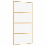 Stumdomos auksinės durys 1025x205 cm stiklasaliuminis