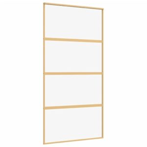 Stumdomos auksinės durys 1025x205 cm stiklasaliuminis