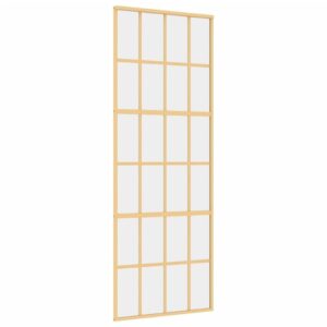 Auksinės stumdomos durys 76x205 cm iš aliuminio