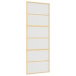 stumdomosdurysauksines76x205cmstiklasiraliuminis925fareference belsilt Auksinės stumdomos durys 76x205cm stiklas ir aliuminis