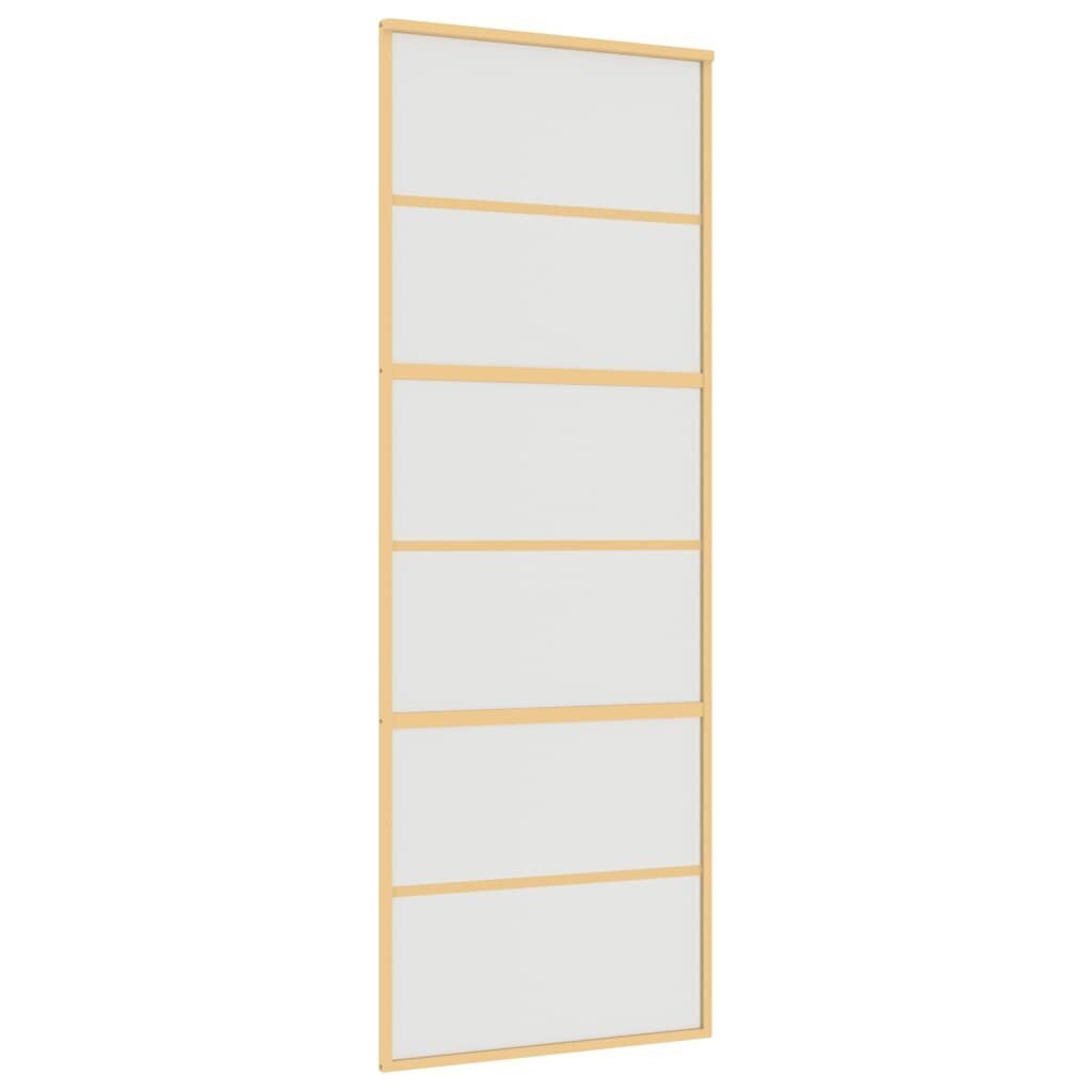 stumdomosdurysauksines76x205cmstiklasiraliuminis925fareference belsilt Auksinės stumdomos durys 76x205cm stiklas ir aliuminis