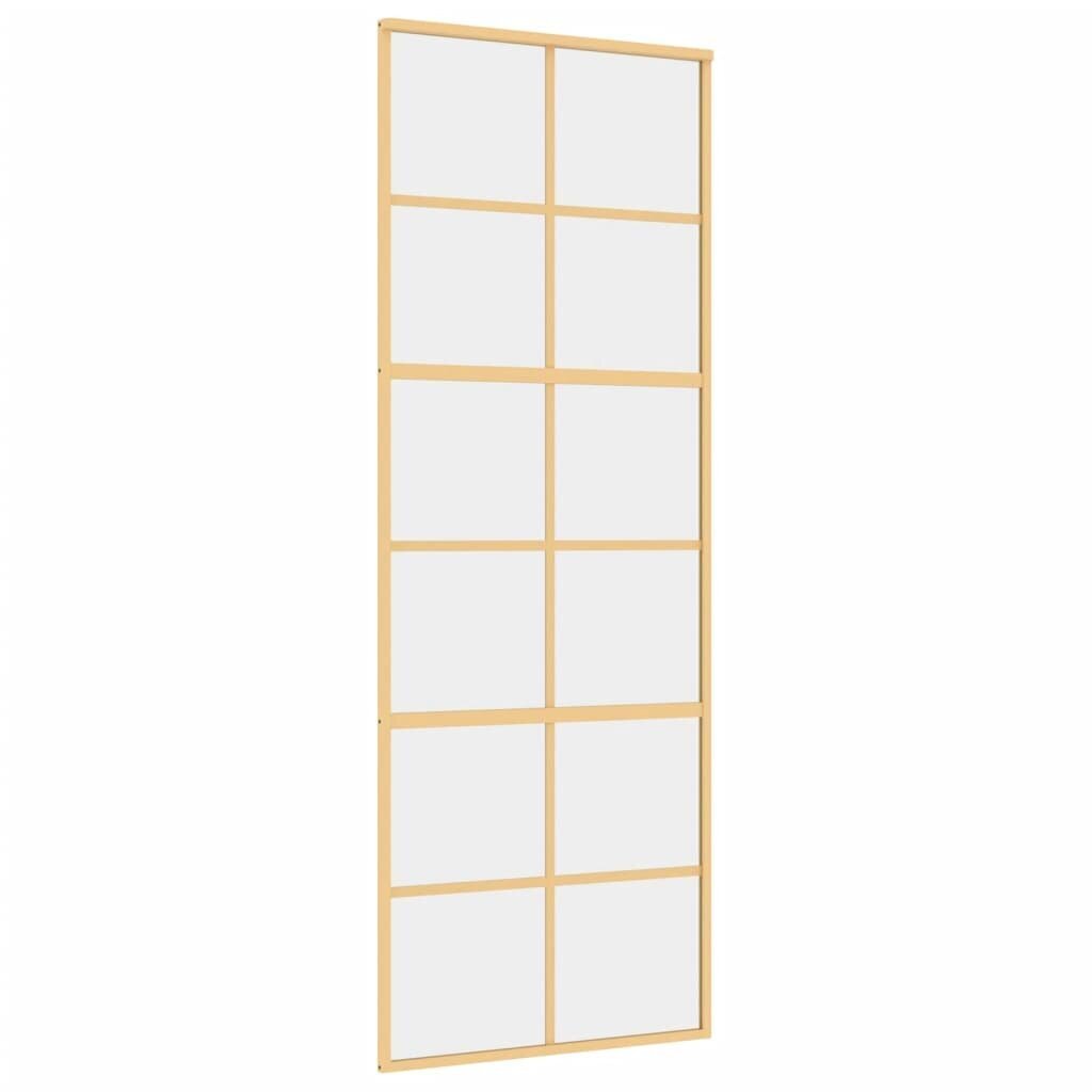 stumdomosdurysauksines76x205cmstiklasiraliuminisd9852reference belsilt Auksinės stumdomos durys 76x205 cm stiklas ir aliuminis