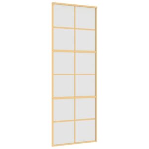 Stumdomos auksinės durys 76x205cm stiklas aliuminis