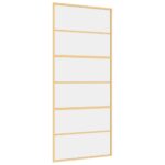 stumdomosdurysauksines90x205cmstiklasiraliuminis07698reference belsilt Stumdomos durys 90x205cm aliuminis ir stiklas modernu ir patvaru