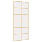 stumdomosdurysauksines90x205cmstiklasiraliuminis55e75reference belsilt Stumdomos durys auksinės 90x205cm su stiklu ir aliuminiu