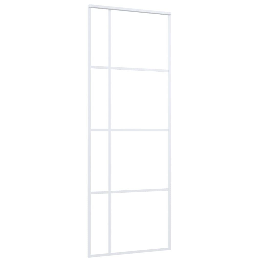 stumdomosdurysbaltos1ba59kainareference belsilt Stumdomos baltos durys iš aliuminio ir ESG stiklo patvarios ir stumd