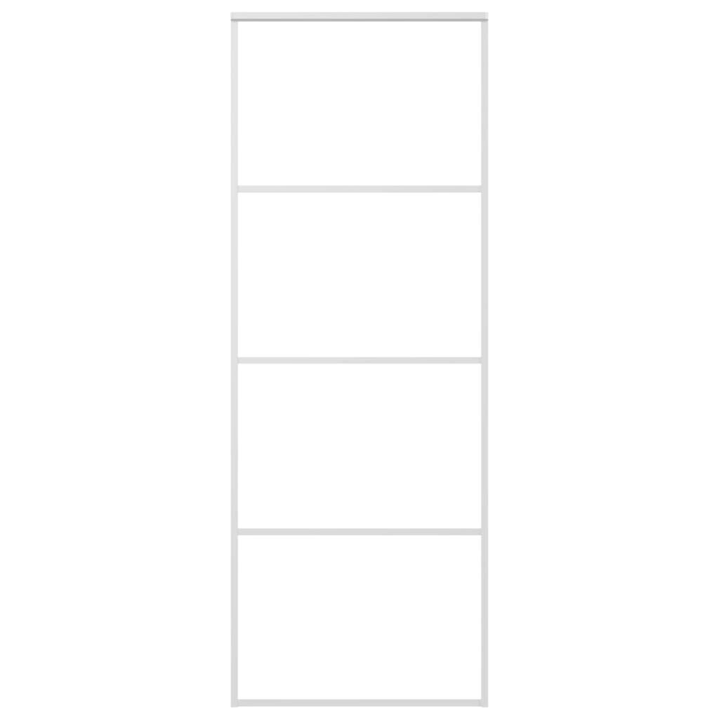 stumdomosdurysbaltosfac4bkainareference belsilt Baltos stumdomos durys su matinio stiklo plokštėmis 76x205 cm