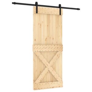 Stumdomos durys 85x210cm iš pušies medienos | Belsilt