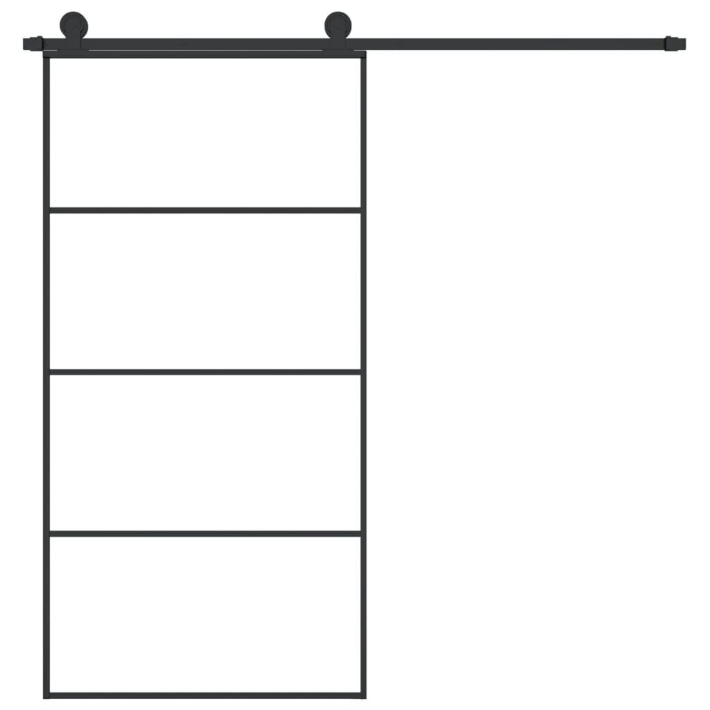stumdomosduryssuirangosrinkiniuvidaxl1025x205cm1621fkainareference belsilt Stumdomos durys 1025x205 cm juodos su įrangos rinkiniu