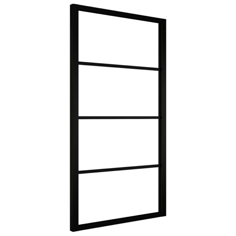 VidaXL stumdomos durys 1025×205 cm juoda  patvarios ir stilingos