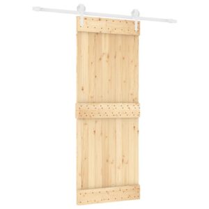 Stumdomos vidaus durys vidaXL 80x210cm su įrangos rinkiniu
