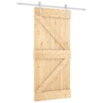 Stumdomos vidaus durys vidaXL 90x210cm su įranga