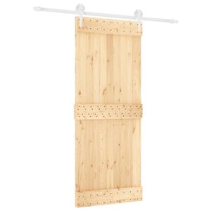 Stumdomos vidaus durys vidaXL 85x210cm tvirtos ir tyliai slankios