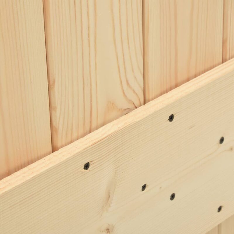 Stumdomos vidaus durys vidaXL 100x210 cm su įranga