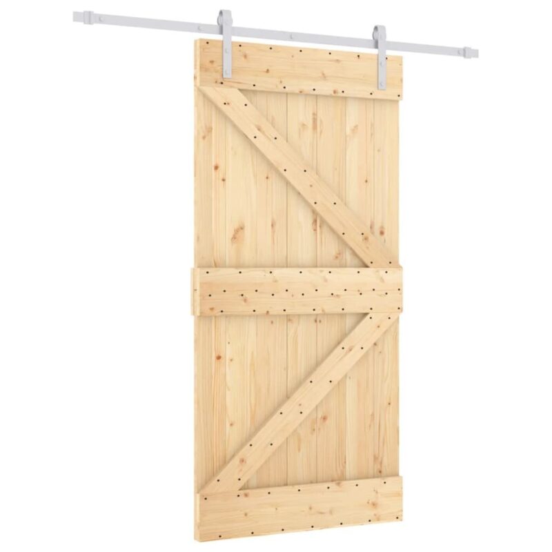 Stumdomos vidaus durys vidaXL 100x210 cm su įranga