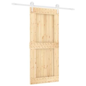 VidaXL pušies medienos stumdomos vidaus durys 90x210cm