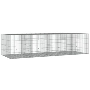 Triušių narvas maniežas 217x79x54 cm  tvirtas ir funkcionalus