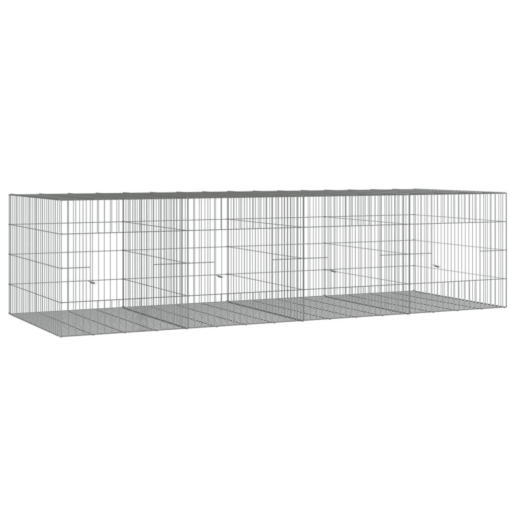 triusiunarvasmaniezas217x79x54cmf0882reference  belsilt Triušių narvas maniežas 217x79x54 cm  tvirtas ir funkcionalus