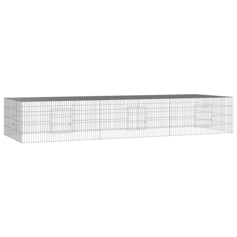 Triušių narvas-maniežas 325x109x54 cm – patvarus ir erdvus