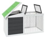 Triušių narvas pilkas 1005x54x55cm  tvirtas ir saugus