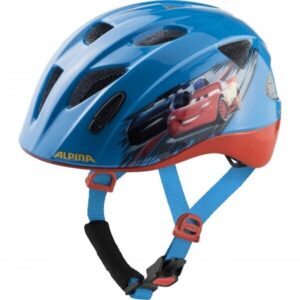 Vaikiškas šalmas Alpina Ximo Disney Cars, mėlynas, 47-51 cm