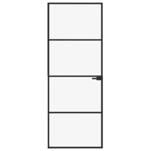 Vidaus durys 76 x 2015 cm su grūdintu stiklu belsilt