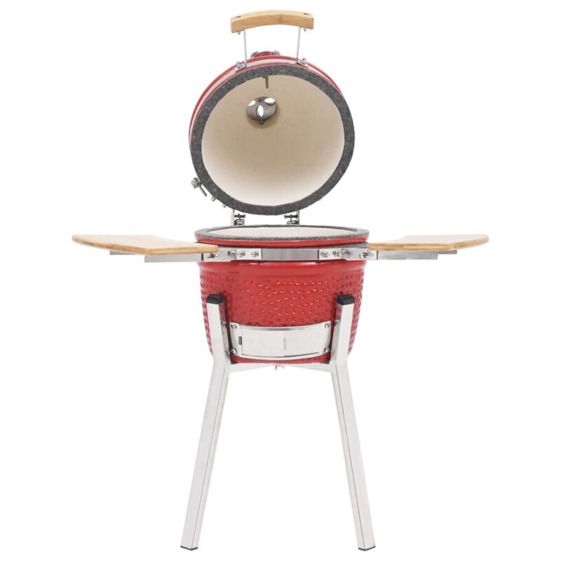 VidaXL keramikinė Kamado kepsninė 27 cm grotelės   Belsilt