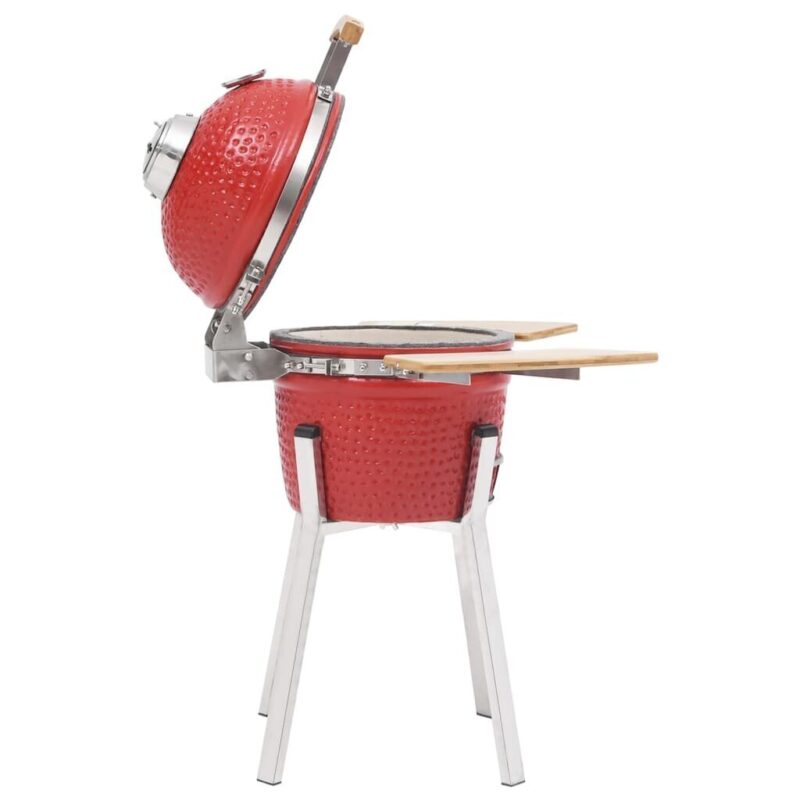 VidaXL keramikinė Kamado kepsninė 27 cm grotelės   Belsilt