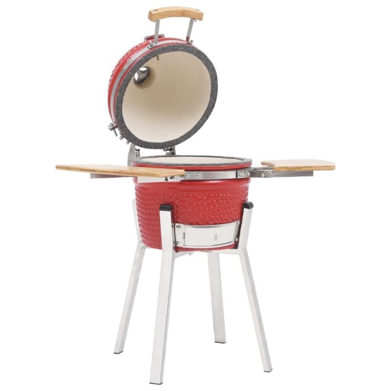 VidaXL keramikinė Kamado kepsninė 27 cm grotelės   Belsilt