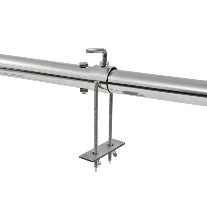 vidaXL automatinė kepsninė su varikliu, nerūdijantis plienas 150cm