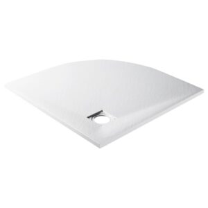 vidaXL balto dušo padėklas 90×90 cm  tvirtas ir patogus