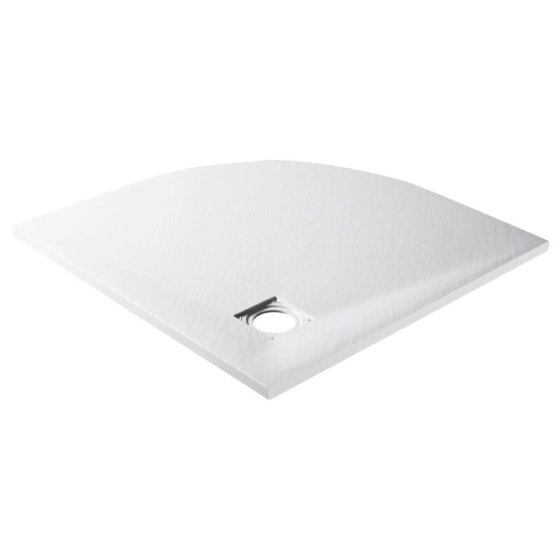 vidaXL balto dušo padėklas 90×90 cm  tvirtas ir patogus